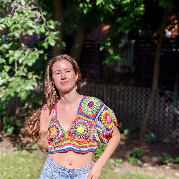 Brand New Crochet Crop Top - Picture 2 of 7